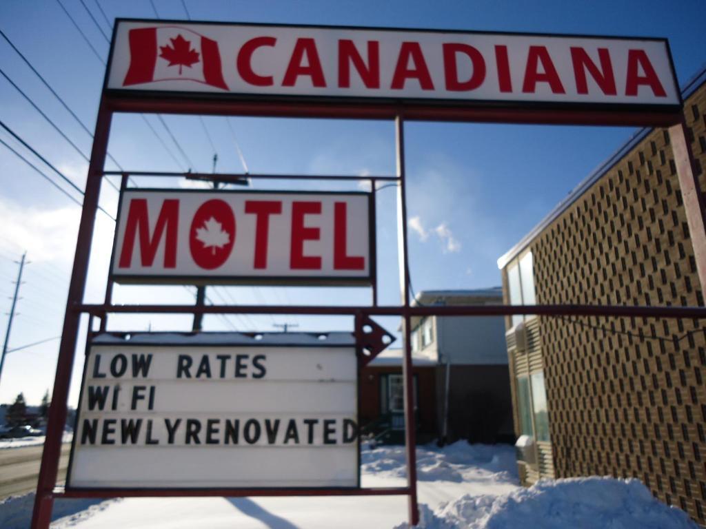 סודברי Canadiana Motel מראה חיצוני תמונה